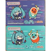 三社卡 ガンダム45周年×初音ミク×太鼓の達人 鋼彈 初音 Bandai namco passport maimai