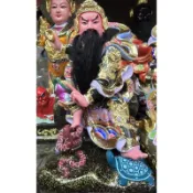 〔修緣佛像文物館〕8寸8玄天上帝 真武大帝 神像 神明 神尊 樟木雕刻