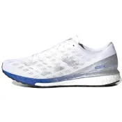 (店+)【adidas 愛迪達】EG4672 adidas Adizero Boston 9 舒適 百搭 網布耐磨 低幫 訓練長跑跑步鞋 男款 白銀藍 愛迪達男鞋 男運動鞋 男鞋