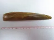 Q比小店-梢楠木 彎口斜口 刮痧按摩器 大 穴道按摩刮痧器刮痧棒指壓推拿臉部按摩原始點