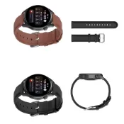 (店+)真皮錶帶 適用 三星 Watch 6 Classic 43mm SM-R950 SM-R955 錶帶寬度20mm腕帶錶帶 替換帶