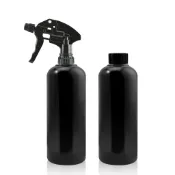 【KT BIKER】 LV377 500ml 黑色 PET 空罐 空瓶 塑膠罐 塑膠瓶 分裝罐 分裝瓶〔PTJ014B〕