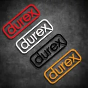杜蕾斯 Durex 個性趣味貼 反光貼片 行李箱筆記本 貼花  機車貼花