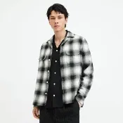 【ALLSAINTS】FORTUNADO 格紋愛心長袖襯衫 MS543Z(舒適版型)