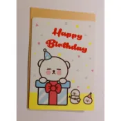 全新正版現貨 藝舍 胖胖熊♡賀卡 生日快樂 祝福卡片