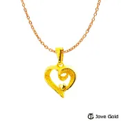 Jove gold 戀戀物語黃金墜子 送項鍊
