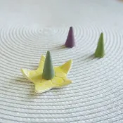 Lovely日本瓷土【星空塔香盤、淺黃】