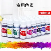 【隔日到貨】食用色素 烘焙色素 月餅印章色素 史萊姆色素 黏土染色 水油兩用色素 香皂蠟燭調色 翻糖顏料 棒棒糖色素