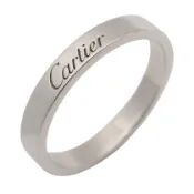 【DOKODEMO】【二手】卡地亞 C de Cartier 戒指，950鉑金，男女通用，二手 A