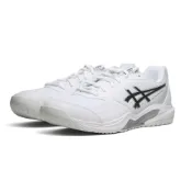 (店+)【asics 亞瑟士】ASICS 網球鞋 GEL-DEDICATE 9 白黑 2E寬楦 抗扭 瞬移 男 1041A544102
