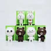 💎魔力方程飾💎全家集點商品 心情愛耍LINE 耍LINE大頭公仔 一組六款