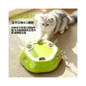 (店+)跨境電動寵物伸縮盤貓咪消耗體力打地鼠多孔伸縮逗貓自嗨解悶玩具