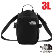 【北臉 The North Face】日用休閒隨身側背包 3L 斜背包 單肩包 護照證件包袋 可調肩帶 宇宙黑 8C6F