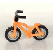 〈樂高人偶小舖〉正版LEGO 交通工具 橘色 越野登山車 黑色把手 單車 腳踏車 越野腳踏車