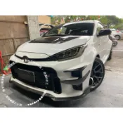 TOYOTA YARIS GR NEW STYLE CARBON前保桿風刀空力套件22-25 (ITALY進口件）