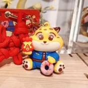 【正版授權現貨】迪士尼 動物方城市 尼克 狐狸 茱蒂 兔子 零錢包 鑰匙圈 毛絨 吊飾 公仔 玩偶 娃娃 情侶 豹警官