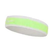 NIKE SWOOSH 頭帶 止汗髮帶 健身 訓練 跑步 籃球 運動 時尚 吸汗 乾爽 透氣 彈性 柔軟 舒適 白綠
