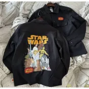 美國 STAR WARS 星際大戰 工裝 寬鬆 夾克 外套 嘻哈 尺碼S~3XL