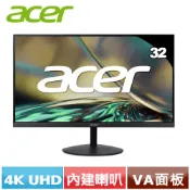【良興購物網】ACER宏碁 32型 SA322QK 4K 超薄螢幕