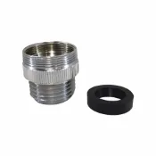 (店+)【蝴蝶衛浴】MIT台灣製造 水龍頭轉換接頭台製.4分內外細牙轉外4分粗牙 .細牙轉換粗牙接頭.水龍頭轉接頭.轉接頭