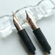 德國博克 Bock 山羊250 玫瑰金鍍色 鋼筆單尖 美規6號/ 德規4號