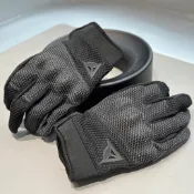 『Riderment』實體店 免運✨Dainese Torino Gloves 黑灰 針織防摔短手套 可觸控 超柔軟