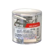 SDI 手牌 32mm 銀色長尾夾 小幫手0A筒 12支入 / 筒 0234T-1