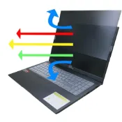 (店+)【Ezstick】ASUS VivoBook S15 S3502 S3502ZA 防窺片｜檔片式固定設計｜防藍光/防眩光｜左右或四向視角選擇｜360度/四向視角防窺
