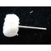 有柄棉輪 柄徑2.34MM 帶柄線輪22mm 細拋 線輪 一層厚 金工銀飾拋光