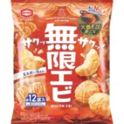 日本 日本 龜田製菓 無限蝦味米果 蝦米果 米餅 仙貝 蝦子 無限蝦餅