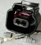 奧迪 福斯 VVT閥插頭 凸輪軸感知器插頭 可變氣門正時電磁閥插頭 室外溫度感知器插頭 2P