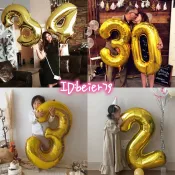 彰化現貨 40吋 大款 數字鋁箔氣球0~9 結婚 求婚 告白 生日派對 活動 節慶 開幕 會場佈置 氣球