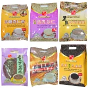 鄉味沖泡系列(黑豆五穀滋養茶/黑米高鈣芝麻糊/冰糖杏仁茶/五穀黑麥片/高纖燕麥薏仁/五黑芝麻糊)30gx10入