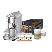 【Nespresso】膠囊咖啡機 Creatista Plus_不鏽鋼金屬色 奶泡機 全自動咖啡機(探索禮盒120顆迎新會員組)