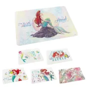 (店+)【收納王妃】迪士尼 Disney-小美人魚紀念款 硬式珪藻土地墊 I 台灣製 正版授權 腳踏墊 硅藻土 愛麗兒 地墊 吸水