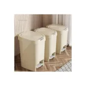 (店+)嚴格品控 靜音緩降垃圾桶衛生間家用帶蓋廚房廁所腳踩大號容量客廳帶蓋腳踏