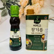 日韓小潼 韓國 CJ bibigo 芝麻油 160ml 玻璃瓶裝 /500ml 鐵罐裝 韓國傳統芝麻油 冷壓芝麻油｜全店$299 全家取貨免運｜滿額折500｜APP下單最高賺19%點數⚡