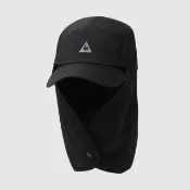 【LE COQ SPORTIF 公雞】防曬遮陽帽 帽子 黑色 LKX03308