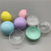 (台灣現貨) 扭蛋殼 扭蛋機扭蛋 6公分/7公分 馬卡龍色/半彩半透扭蛋球 透明扭蛋殼 抽獎摸獎球 夾娃娃機 禮品空蛋殼