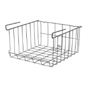 【IKEA 宜家家居】OBSERVATÖR 夾式網籃, 灰棕色