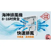 海神牌 』16吋 12吋 14吋 鋁葉款  兩用窗型通風扇 排風機 散熱扇 家用排風扇 電扇 窗型排風機 (台灣製造)