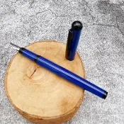 【Betrue】自信海藍鋼筆套組：海軍藍鋼筆+吸墨器+筆套(免費客製化刻字/禮盒/鋼筆刻字/生日禮物/春節送禮)