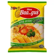 (店+)Baagus原味乾撈麵70g/香辣乾撈麵70g/檸檬香茅湯味麵75g/咖哩風味湯麵75g-口味任選
