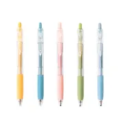 (店+)莫蘭迪中性筆-黑色筆 按壓式原子筆 辦公文具黑色0.5mm按動式中性筆☆豪麥網☆
