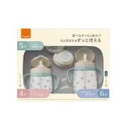 【Combi】LakuMug樂可杯第1+2+3階段豪華禮盒組(小棕熊)★衛立兒生活館★