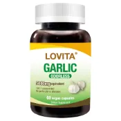 LOVITA愛維他 無味大蒜精5000mg(60顆素食膠囊)(100倍濃縮 大蒜素 五辛素)美國進口