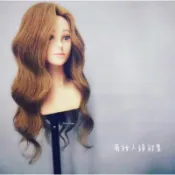 現貨🔺CP值高 (超低價) 100%真髮 24吋 安妮 帶肩膀假人頭 大腳架 帶肩人頭 仿真頭模 盤髮練習頭 新娘秘書