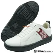 鞋大王ROYAL 96551-019 白X黑X紅 ICON 2.0 無鞋帶休閒鞋 323R 加贈襪子【台灣製】