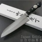 [國際直送]關兼常 三德刀 KC-142 VG10不鏽鋼 SUS410不鏽鋼 黑合板165mm