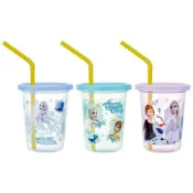 (店+)【Skater】可疊放吸管杯 隨行杯 隨手杯 3件組 冰雪奇緣 230ml SIH2ST 55732